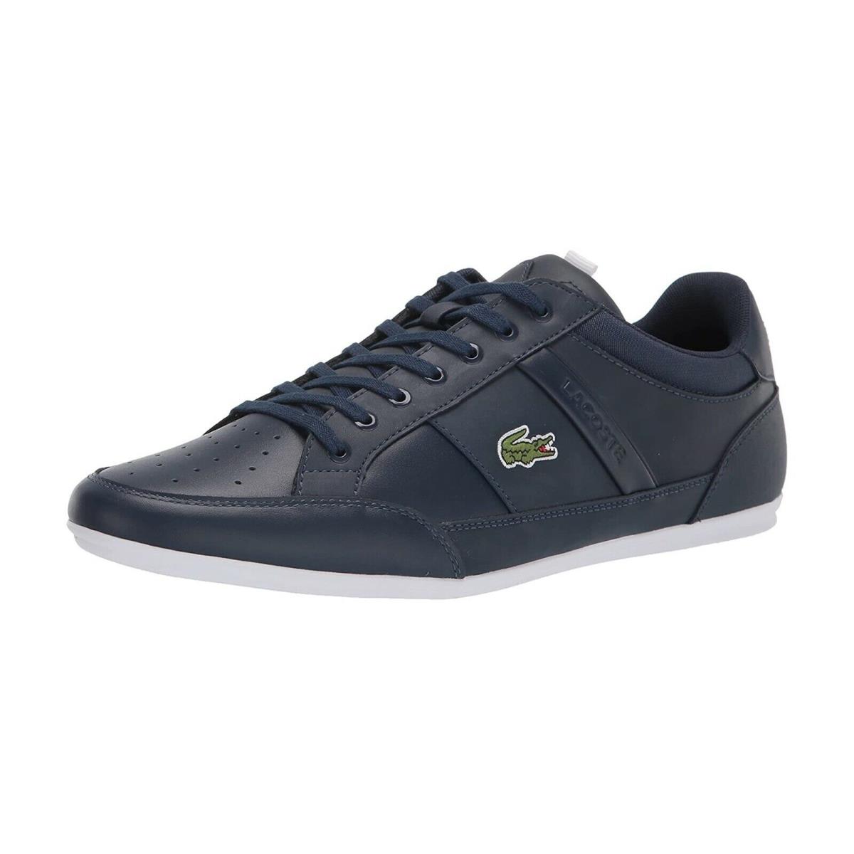 Lacoste Men`s Chaymon 0121 Shoes 7-42CMA0014092 - Navy Blue/white