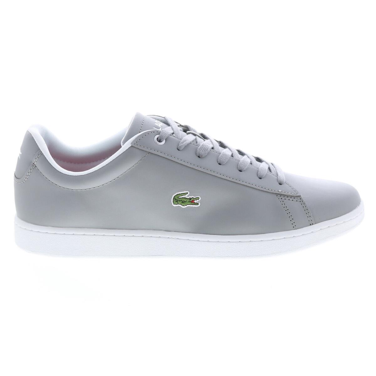 Lacoste Hydez 119 1 P Sma Mens Gray Leather Lifestyle Sneakers Shoes