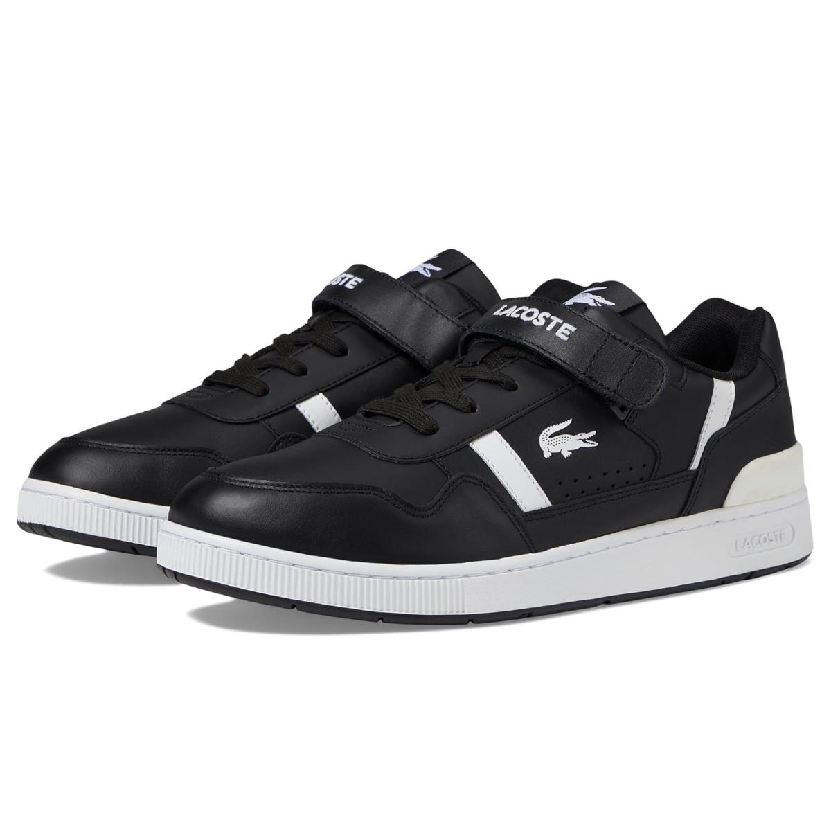 Man`s Sneakers Athletic Shoes Lacoste T-clip Vlc 223 1 Sma Black/White