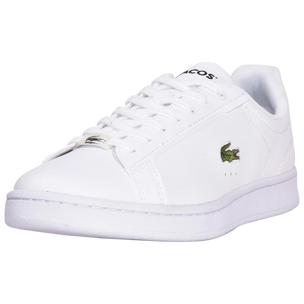 Lacoste Men`s Carnaby-Pro-123 Sneakers White/black Low Top