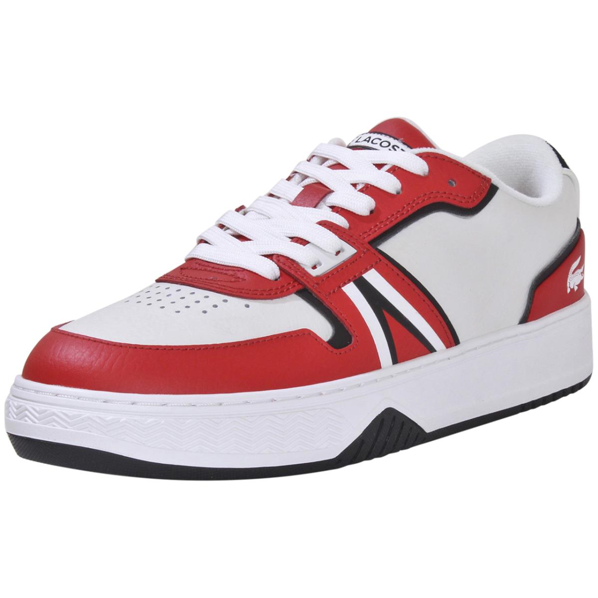 Lacoste Men`s L001-222-2 Sneakers Low-top Shoes Red/white