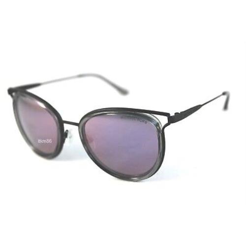 Michael Kors Havana MK1025-12025R Black Grey Crystal / Lilac Mirror Sunglasses