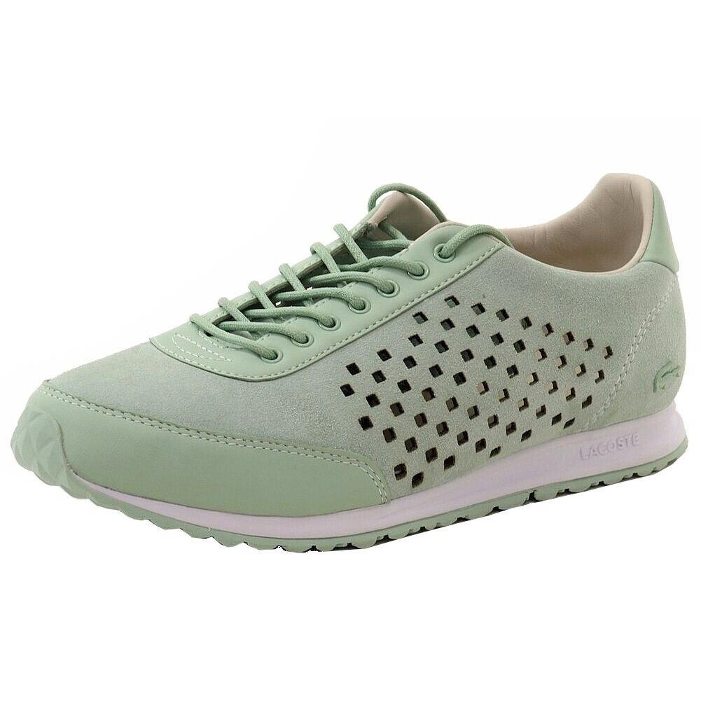 Lacoste Women`s Helaine Runner 216 Fashion Light Green Sneakers Shoes