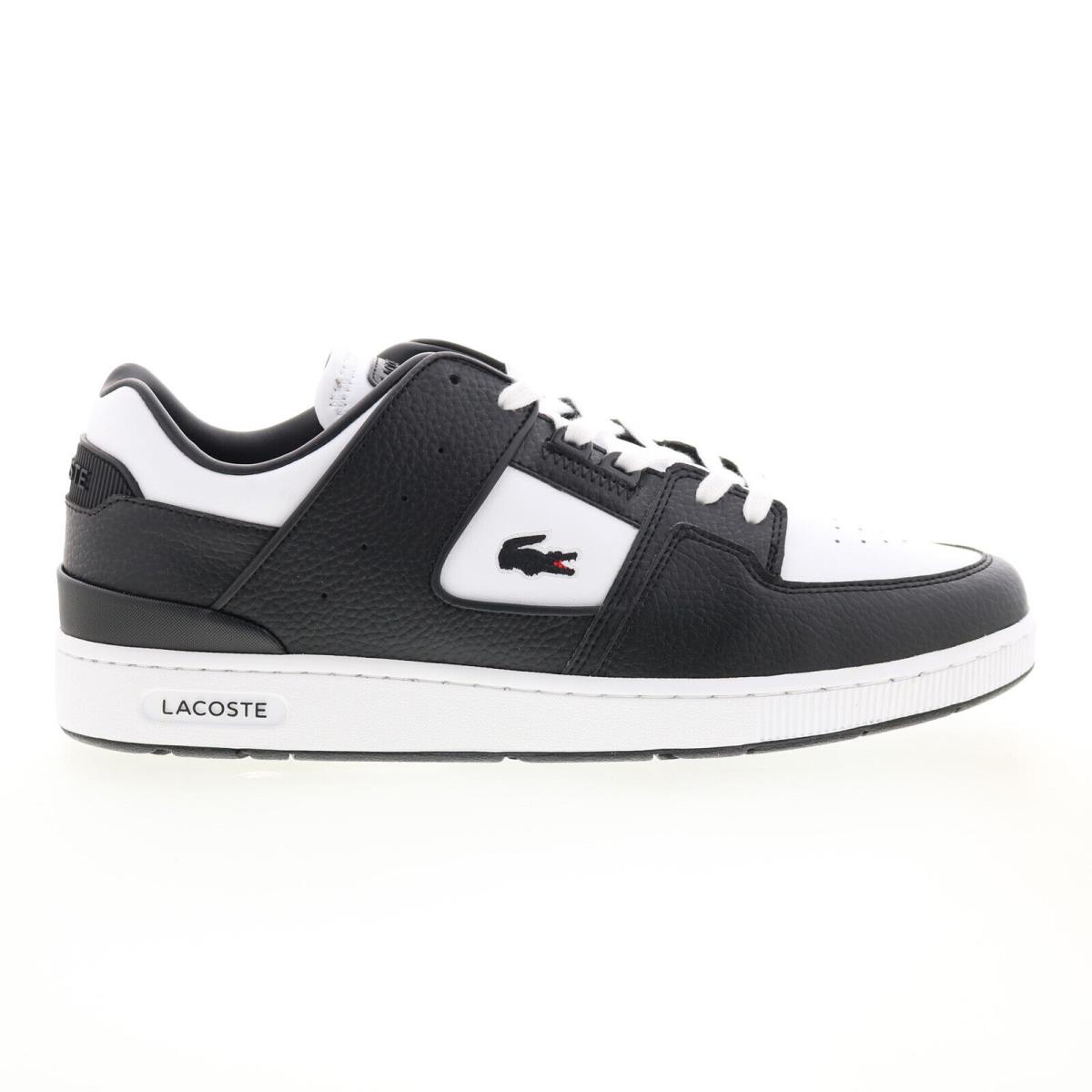 Lacoste Court Cage 223 3 Sma Mens Black Leather Lifestyle Sneakers Shoes