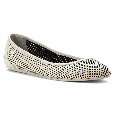 Lacoste Women`s Cessole 216 1 Ballet Flats Off White Leather