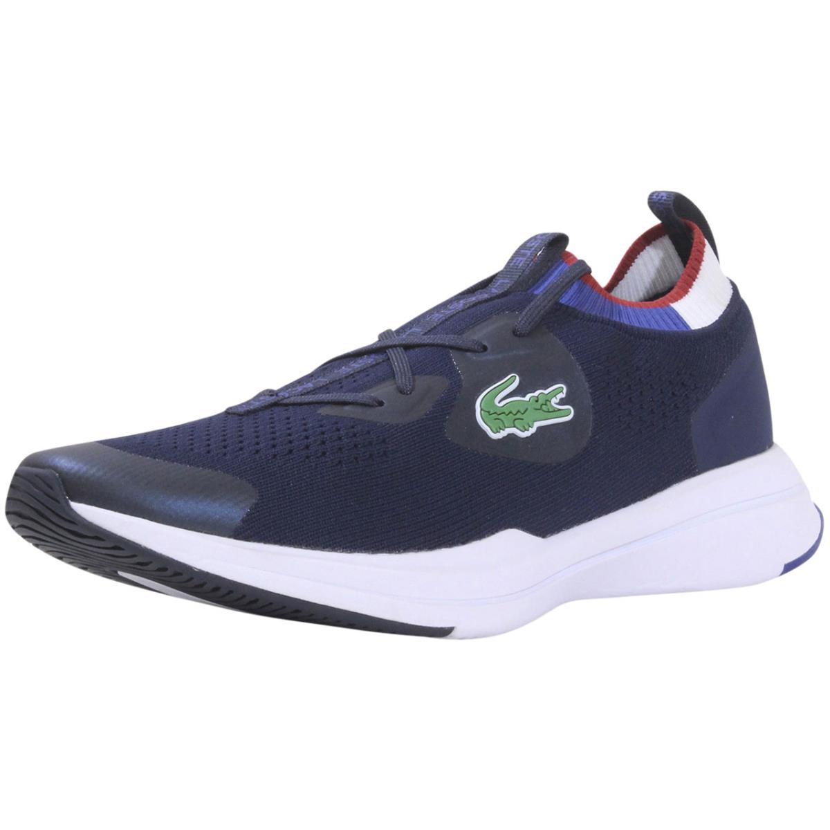 Lacoste Men`s Run-Spin-Knit-0121-1 Sneakers Low Top Navy/white