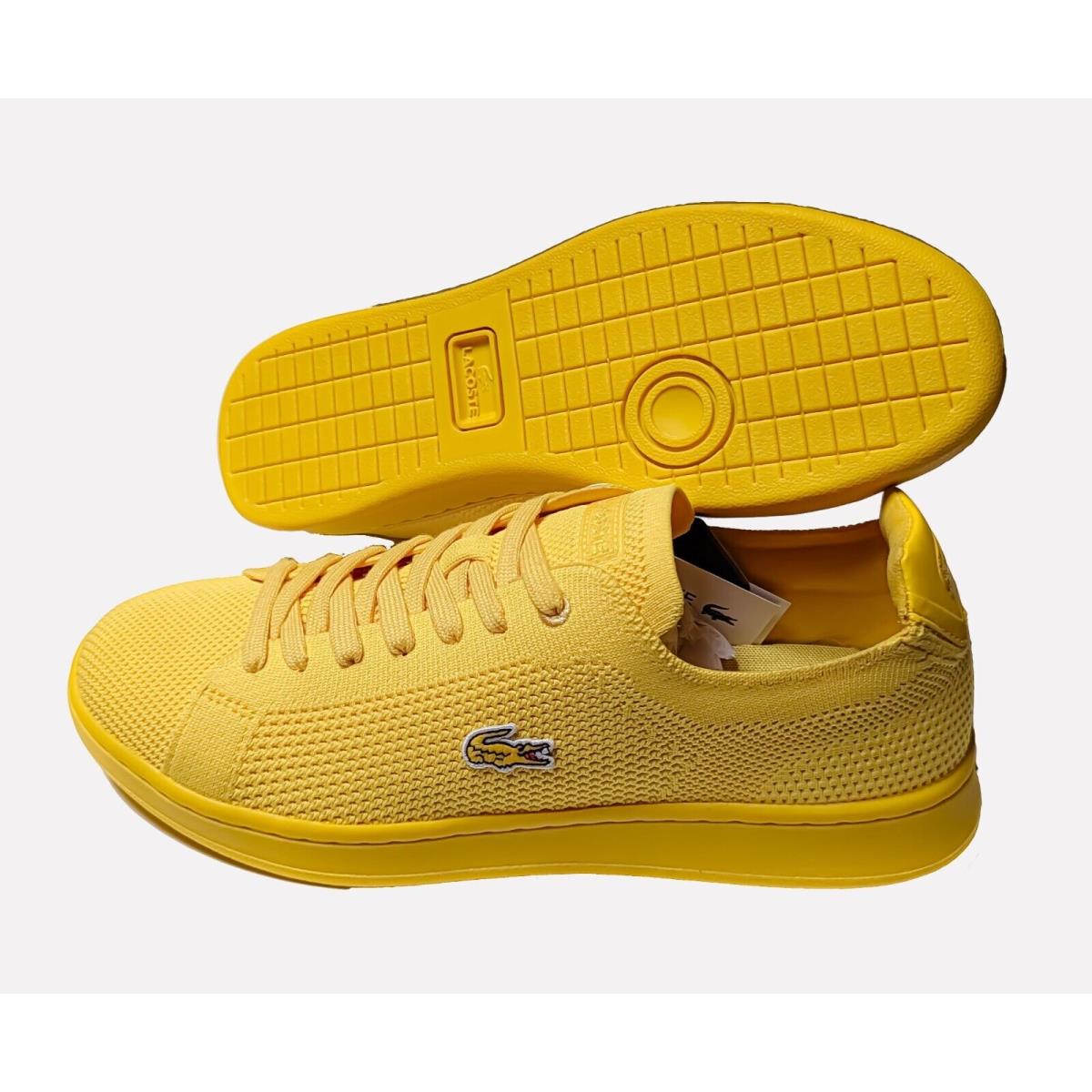 Lacoste Men Shoes Carnaby Piquee 123 Yellow Fashion Casual Sneakers Shoes