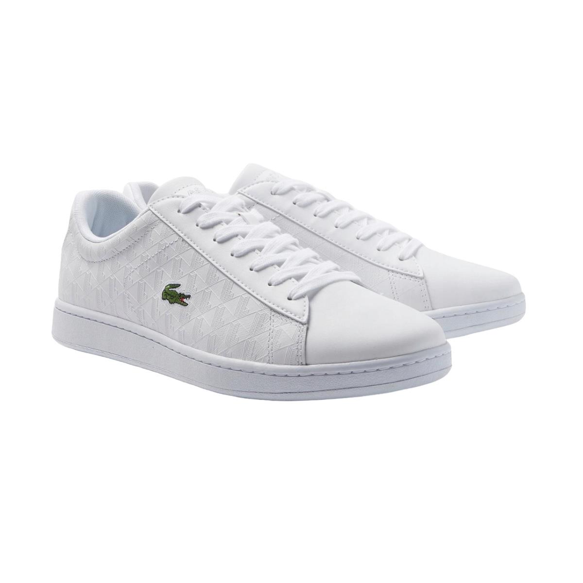 Lacoste White Mens Shoe Carnaby Evo 222 5 Sma 7-44SMA009821G