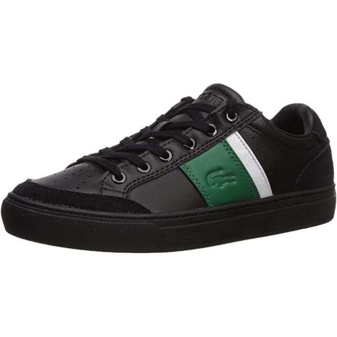 Lacoste Men`s Courtline Sneaker Color Options Black/Green