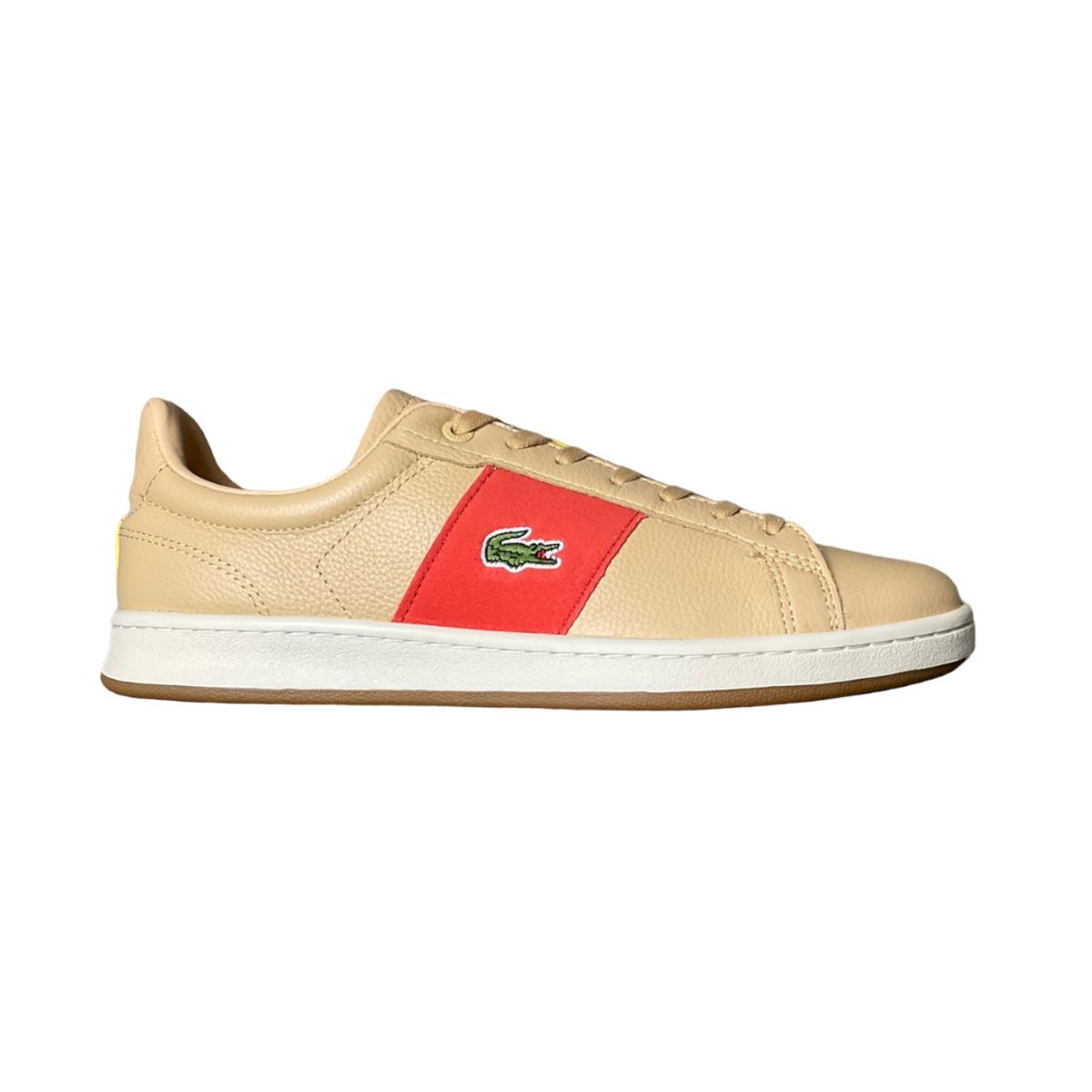 Lacoste Beige Mens Shoe Carnaby Pro Cgr 7-45SMA0124X65