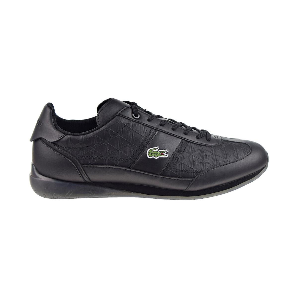 Lacoste Angular 222 5 Cma Leather Men`s Shoes Black 744cma0035-02h