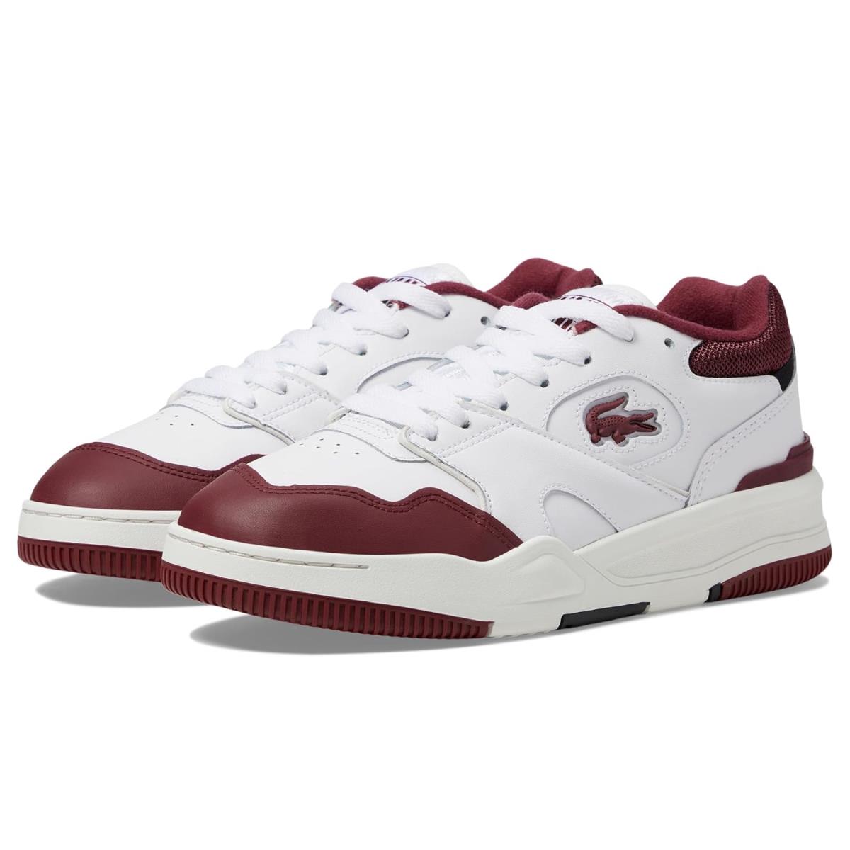 Man`s Sneakers Athletic Shoes Lacoste Lineshot 223 2 Sma White/Burgundy