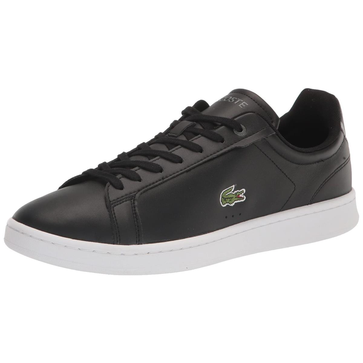 Men`s Shoes Lacoste Carnaby Pro BL Leather Sneakers 45SMA0110312 Black / White