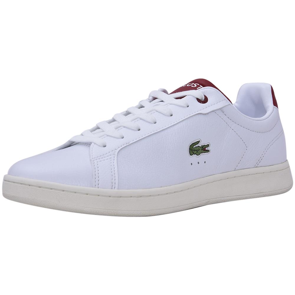 Lacoste Carnaby Pro-2232 Sma Men`s Sneakers Lace-up Shoes White/red