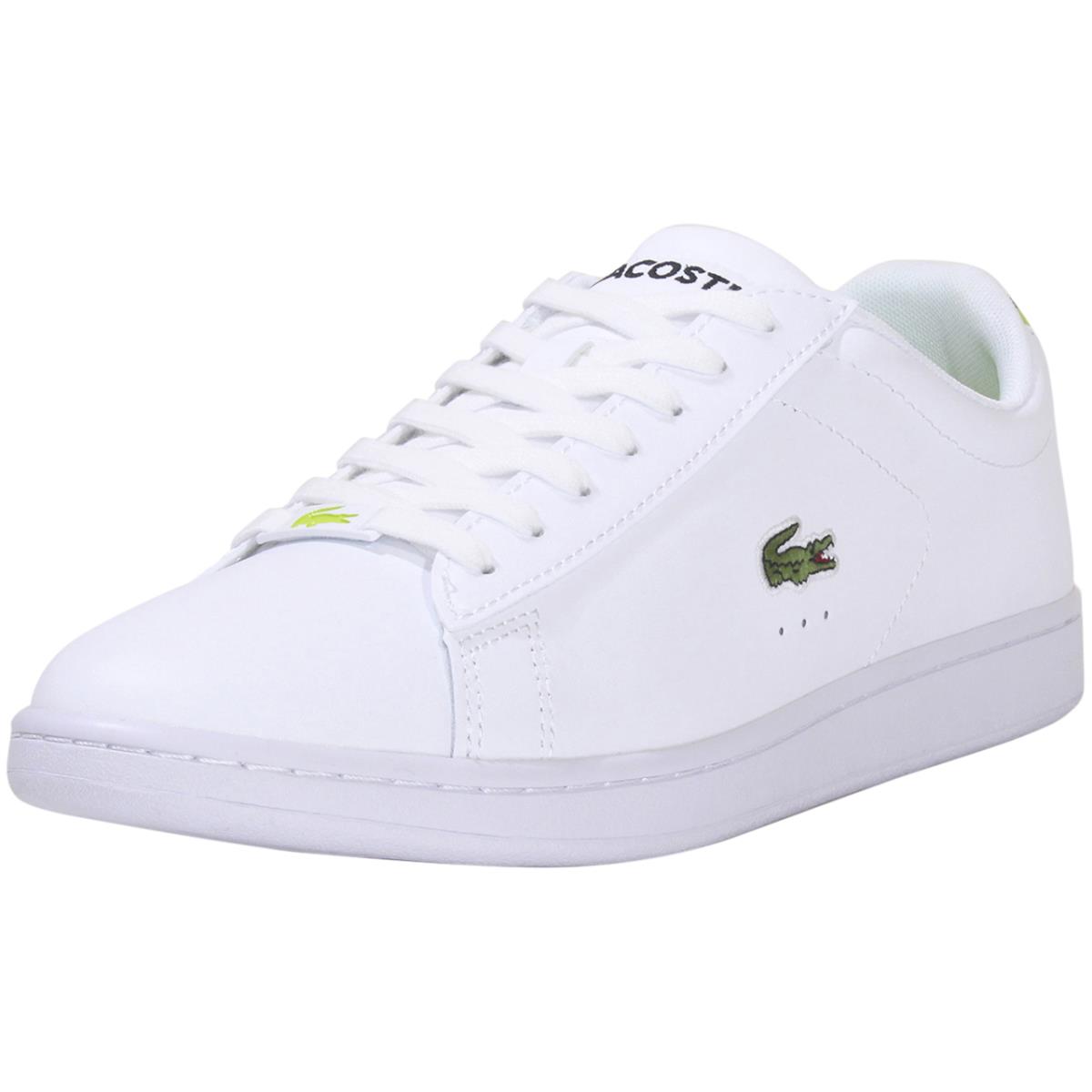 Lacoste Men`s Carnaby-EVO-222-1 Sneakers Low-top Shoes White/light Green