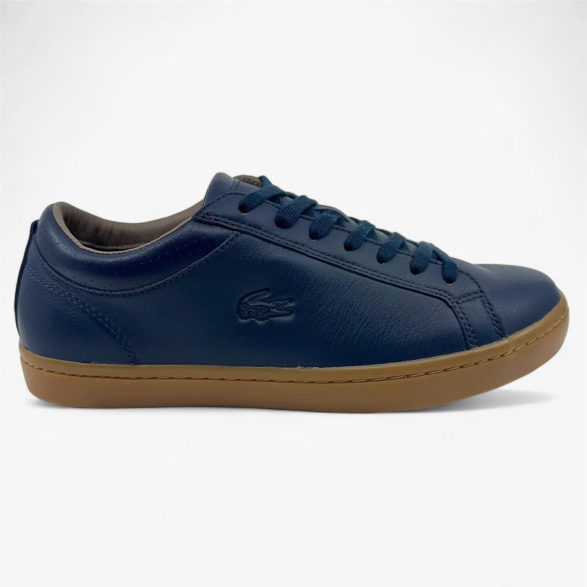 Lacoste Straightset 3 Srm Navy Mens Casual Sneaker