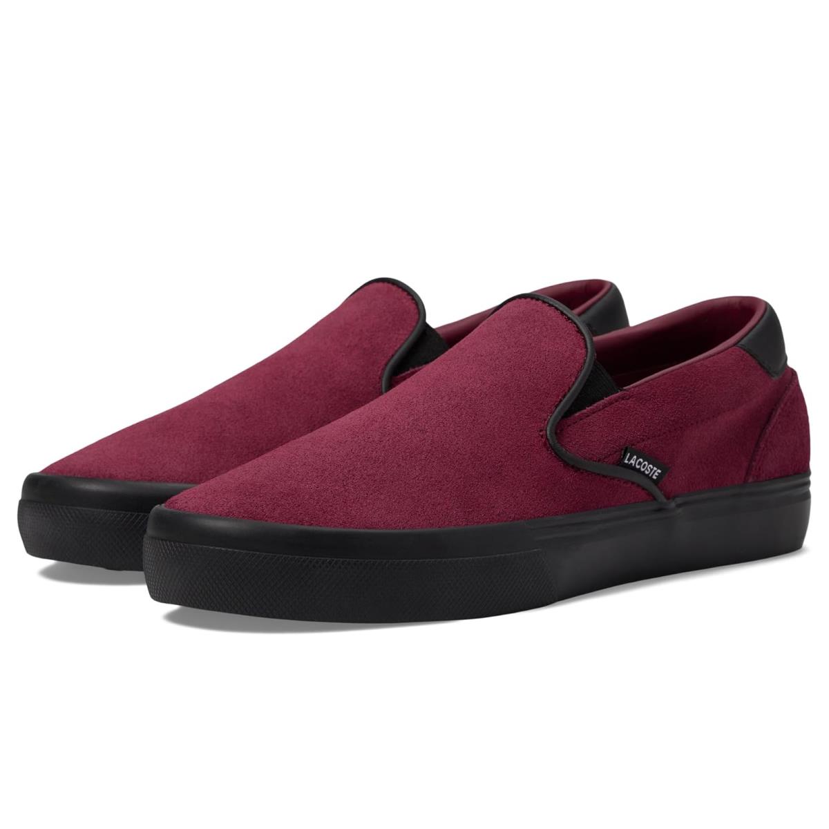 Woman`s Sneakers Athletic Shoes Lacoste Jump Serve Slip 2233 Cfa Burgundy/Black