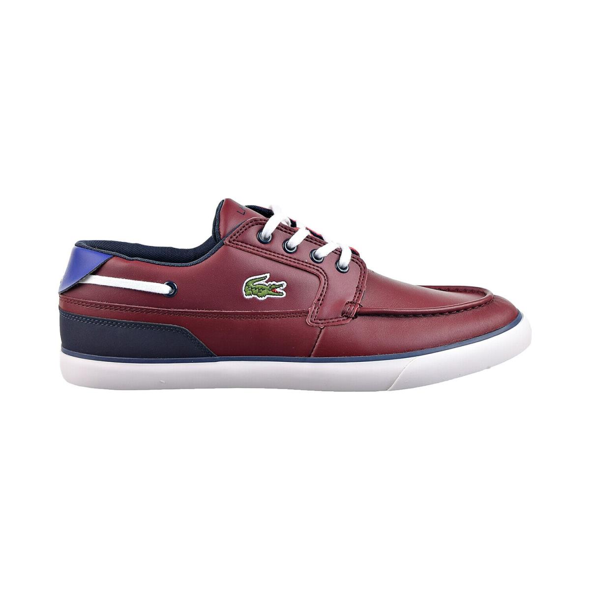 Lacoste Bayliss Deck 222 1 Cma Men`s Shoes Burgundy-white 744CMA0017-2H2