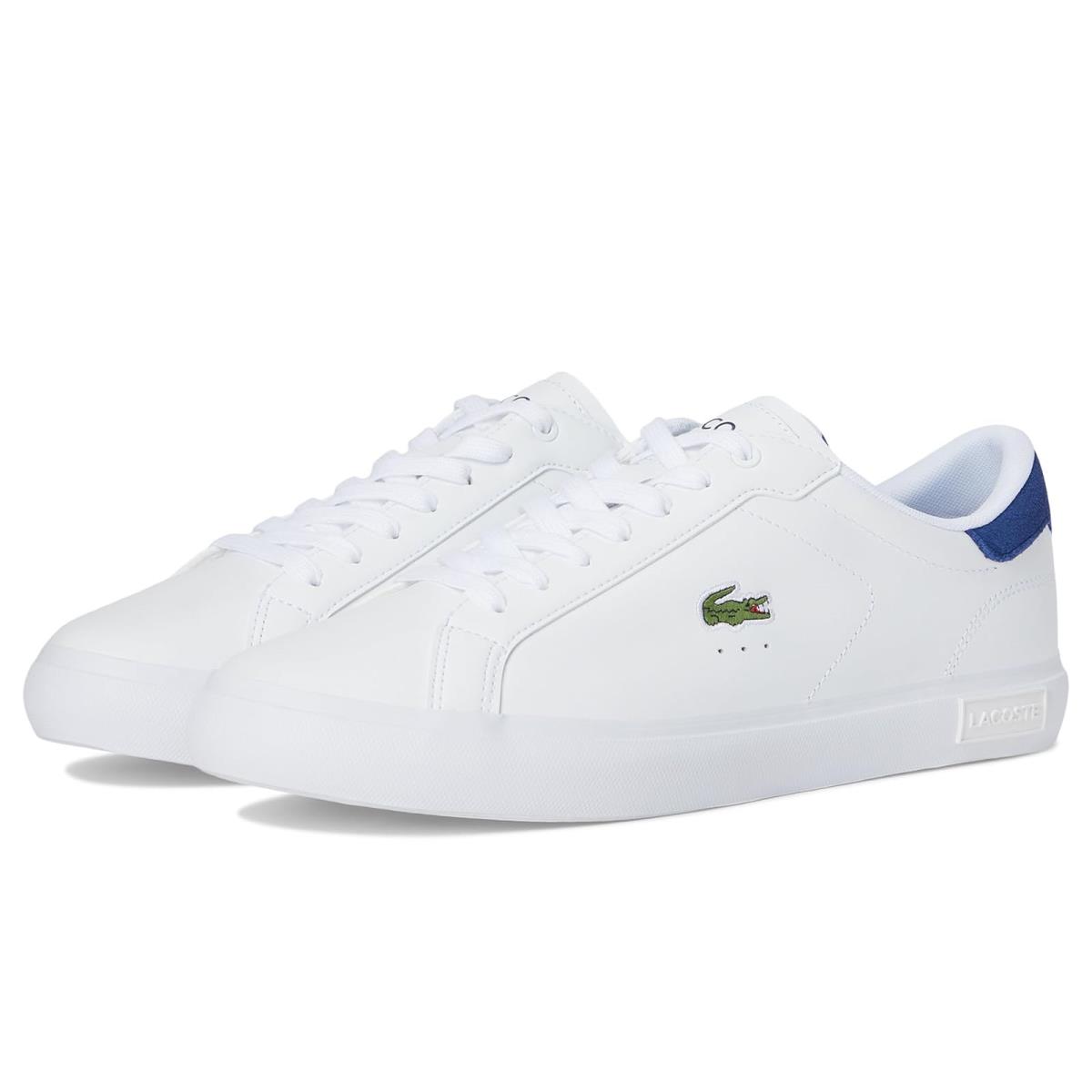 Man`s Sneakers Athletic Shoes Lacoste Powercourt White/Navy