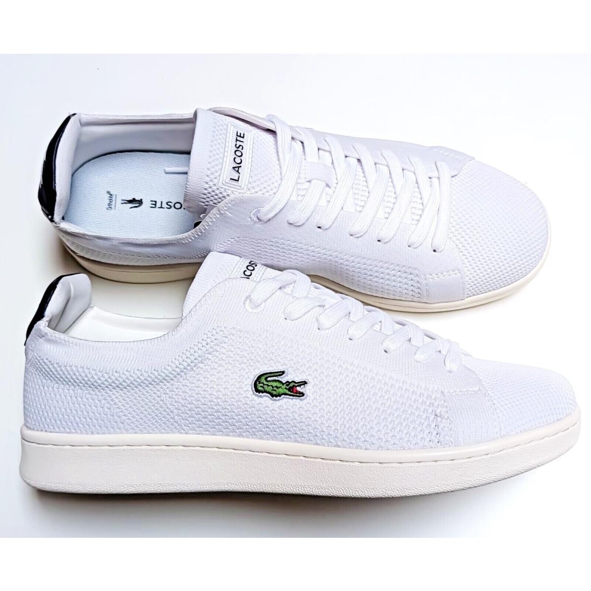 Lacoste Men Shoes Carnaby Piqu e 123 White Navy Casual Sneakers Shoes