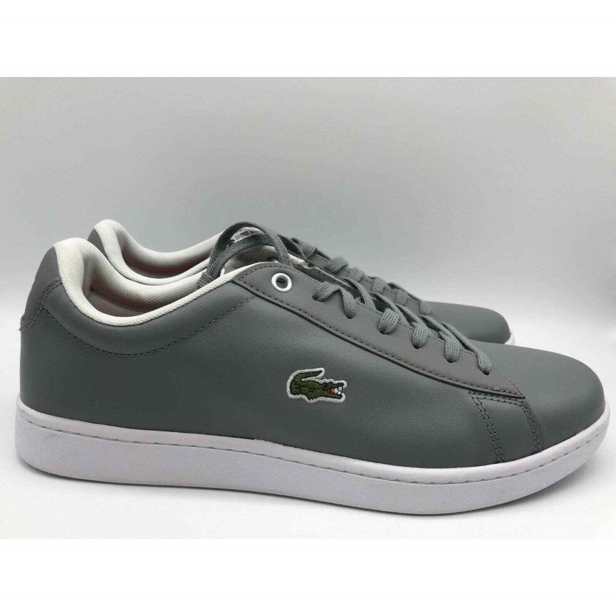 Men`s Lacoste Hydez 119 1 P Sma Lth Grey White 737SMA00522 Fashion Sneaker