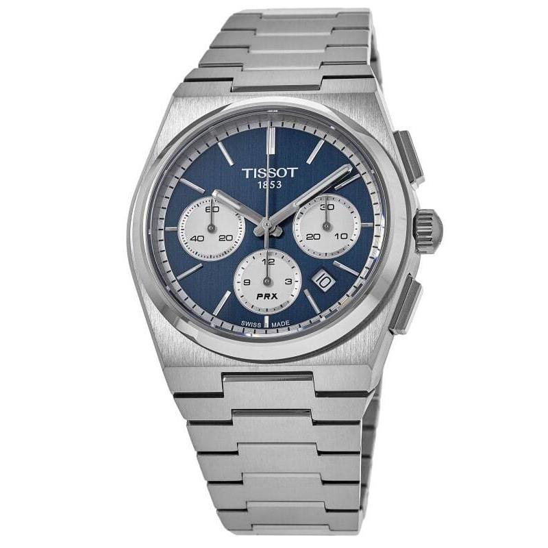 Tissot Prx Automatic Chronograph Blue Dial Men`s Watch T137.427.11.041.00