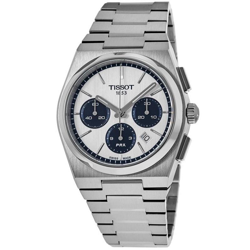 Tissot Prx Automatic Chronograph White Dial Men`s Watch T137.427.11.011.01