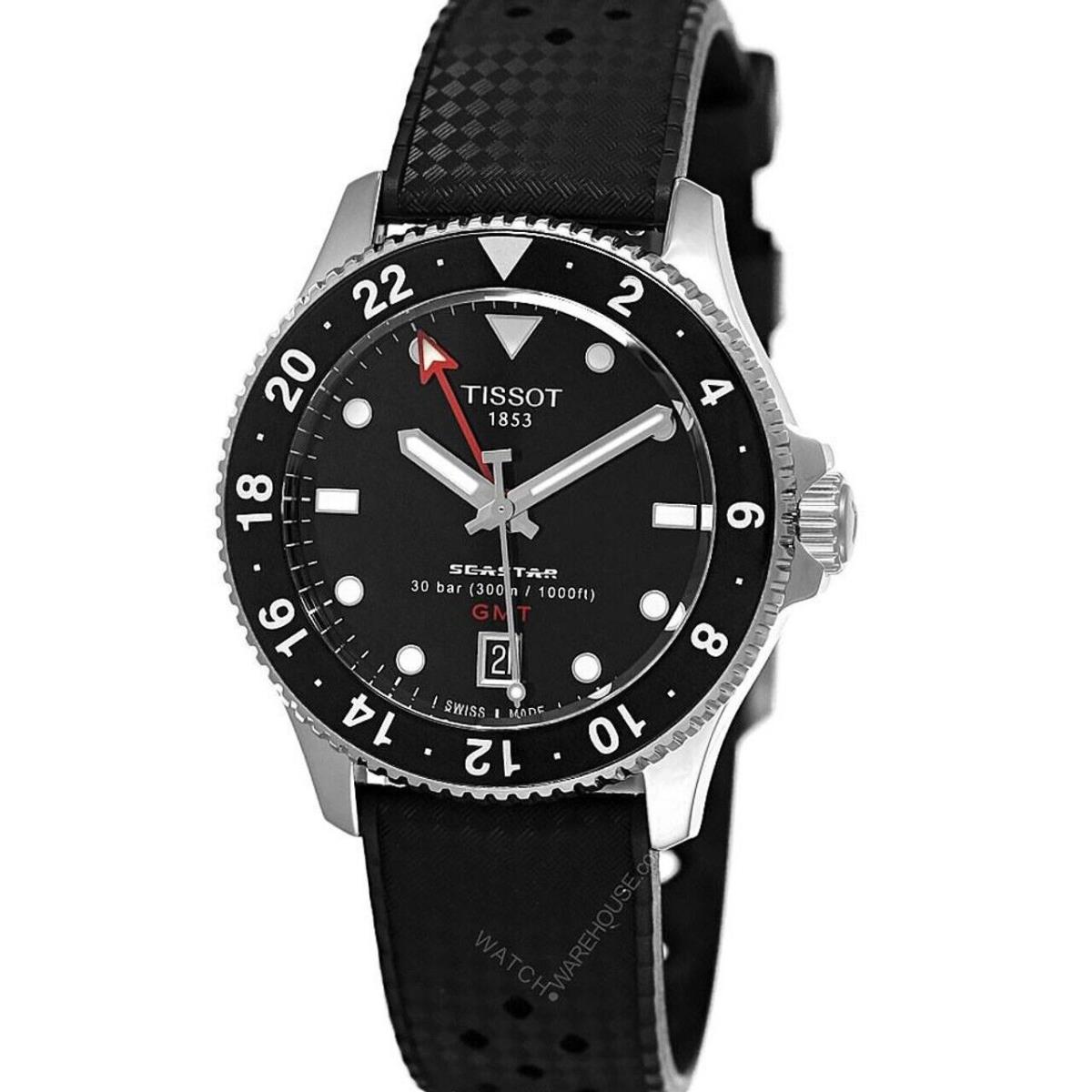 Tissot Seastar 1000 Quartz Gmt 40MM Men`s Watch T120.852.17.051.00