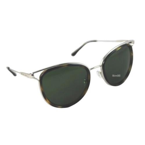 Michael Kors Havana MK1025-120071 Silver-tone Dark Tortoise / Green Sunglasses