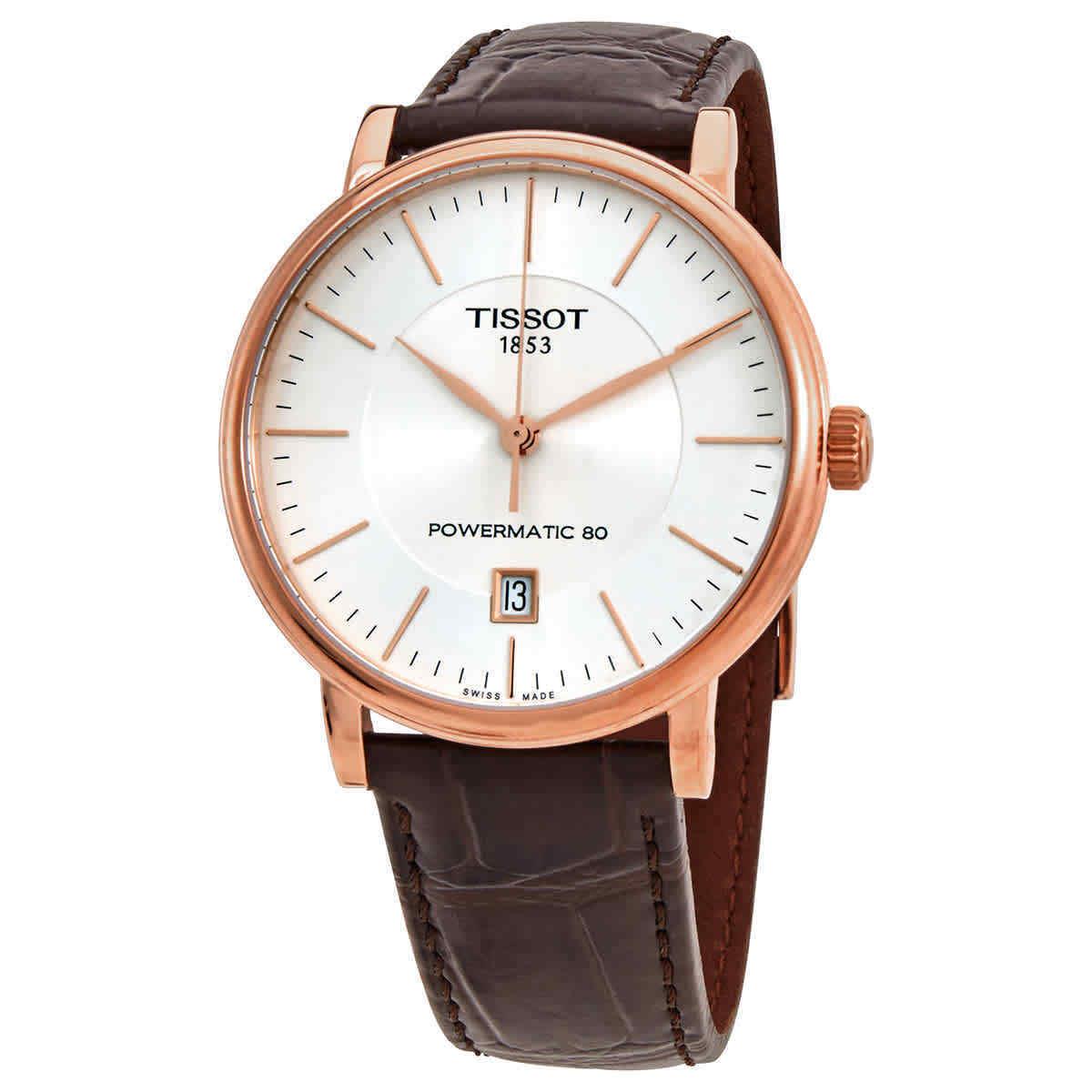 Tissot Carson Premium Powermatic 80 Automatic White Dial Men`s Watch