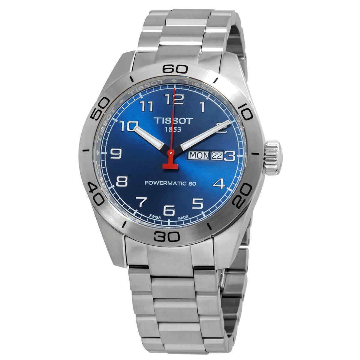 Tissot Prs 516 Powermatic 80 Automatic Blue Dial Men`s Watch T131.430.11.042.00