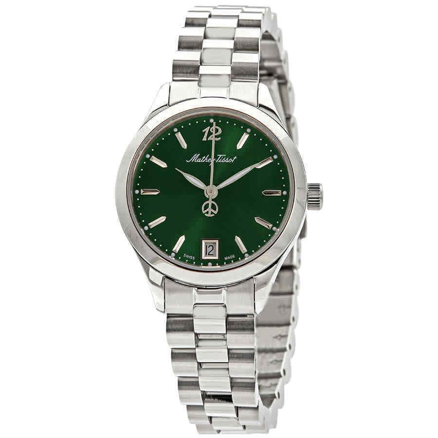 Mathey-tissot Urban Quartz Green Dial Ladies Watch D411MAV