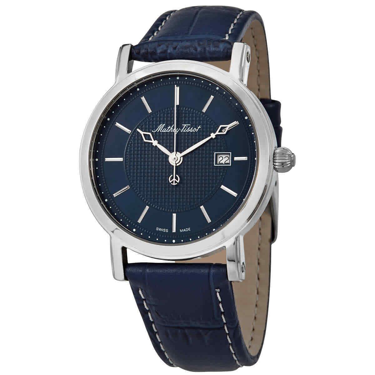 Mathey-tissot City Quartz Blue Dial Unisex Watch H611251ABU