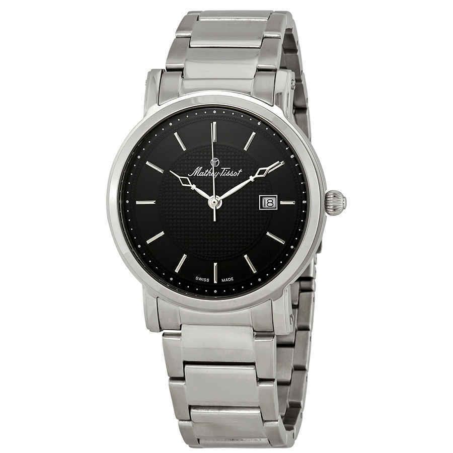 Mathey-tissot City Metal Black Dial Men`s Watch HB611251MAN