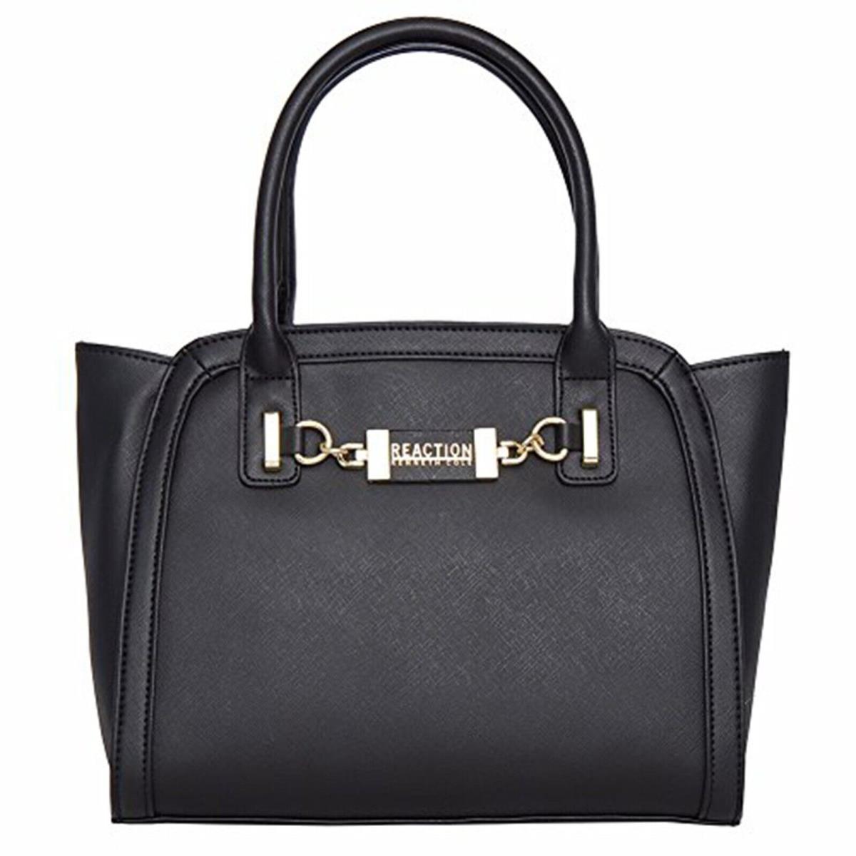 Kenneth Cole Reaction Modern Women`s Durable Purse Top Handle Handbag - Black