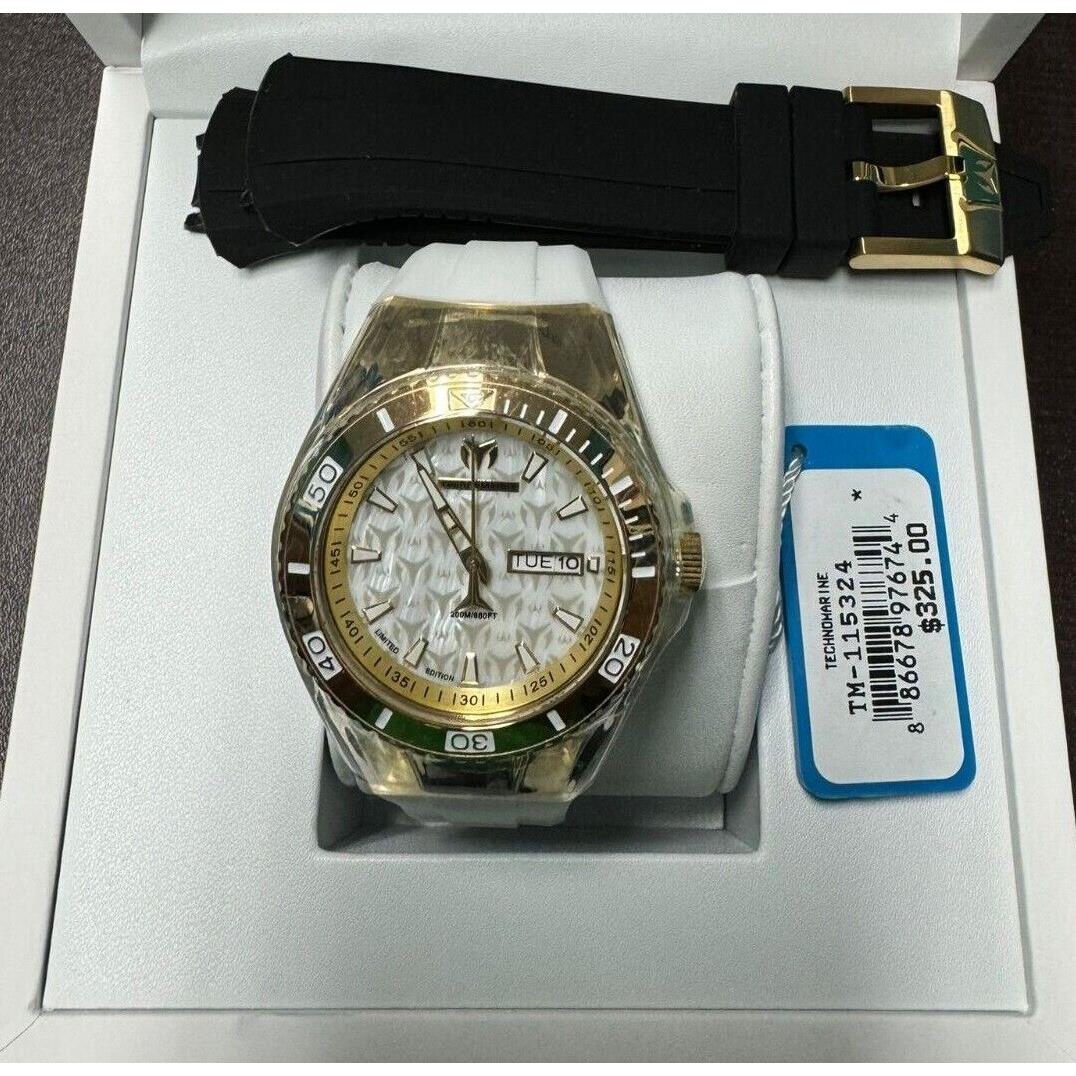 Technomarine Women`s TM-115324 Cruise Monogram 40mm 2 Straps + Add More For