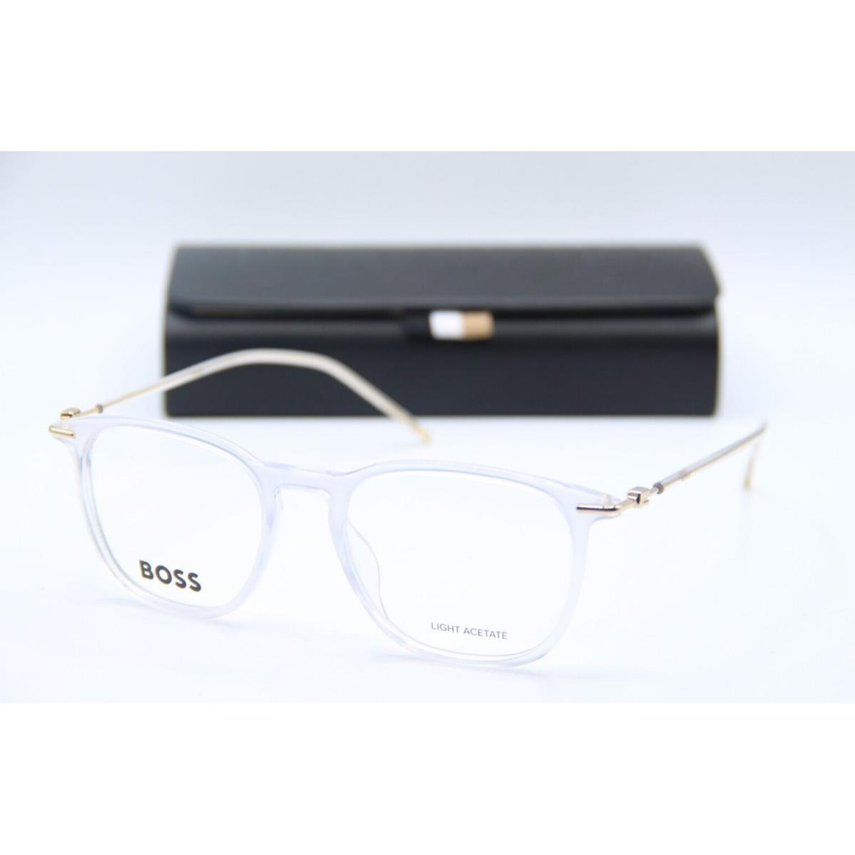 Hugo Boss 1313 900 Transparent Gold Eyeglasses W/case 50-18