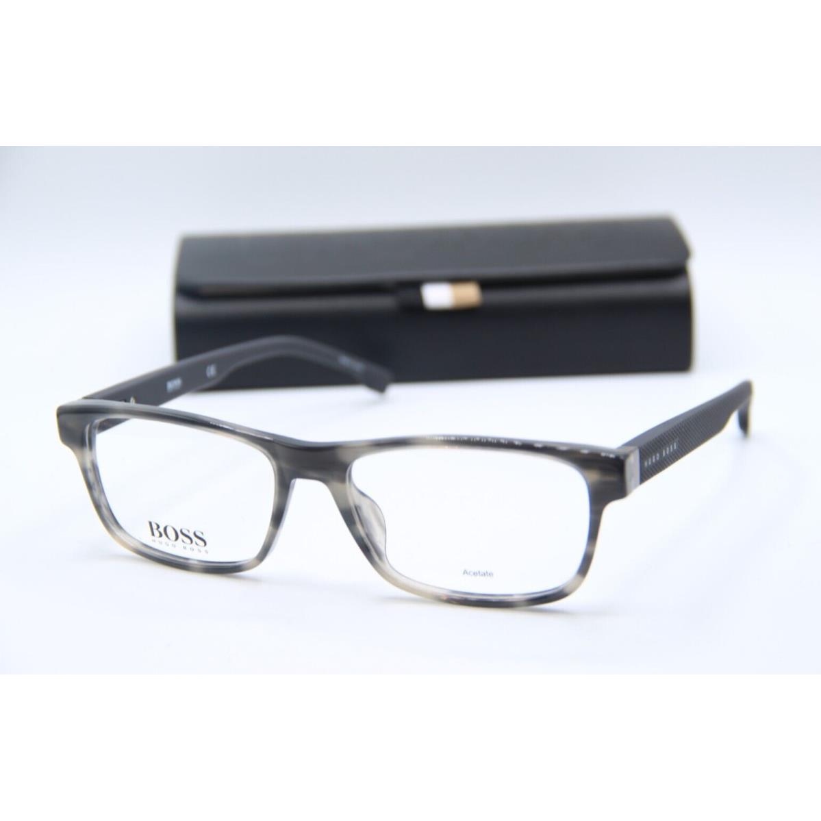 Hugo Boss 1041 2W8 Grey Black Eyeglasses W/case 55-17