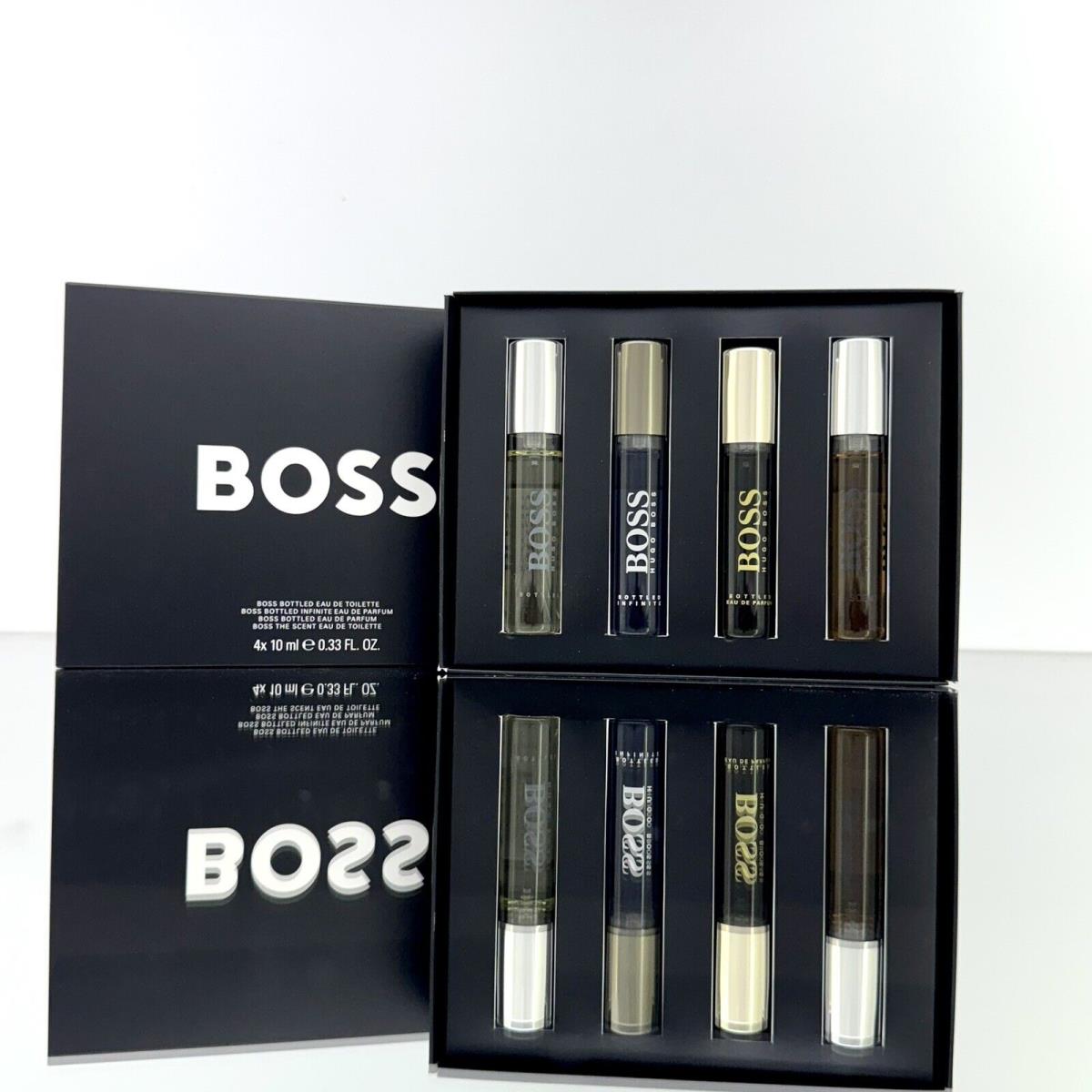 H-boss 4pc Set B-bottled 10ml +b-infinite 10ml + Bottle Edp 10ml +the Scent 10ml