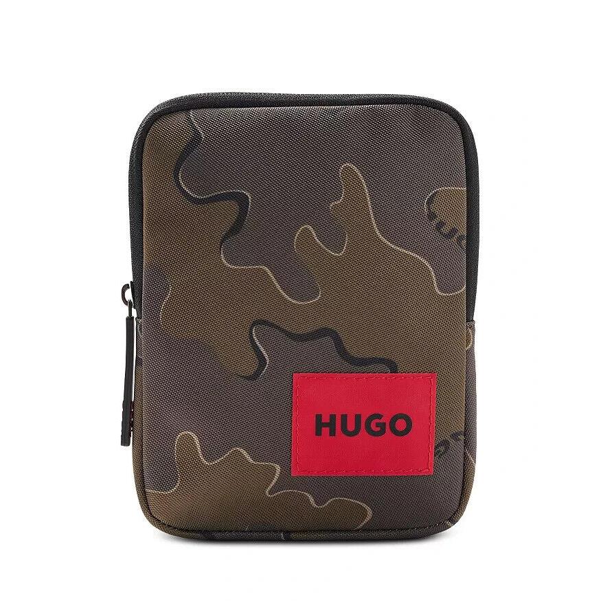 Boss Hugo Boss L70507 Mens Camouflage Green Polyester Ethon Reporter Bag