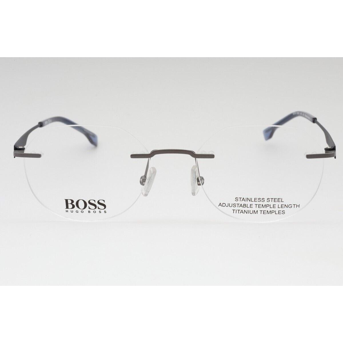 Hugo Boss BOSS1265-09T9-50 Eyeglasses Size 50mm 18mm 150mm Ruthenium Men