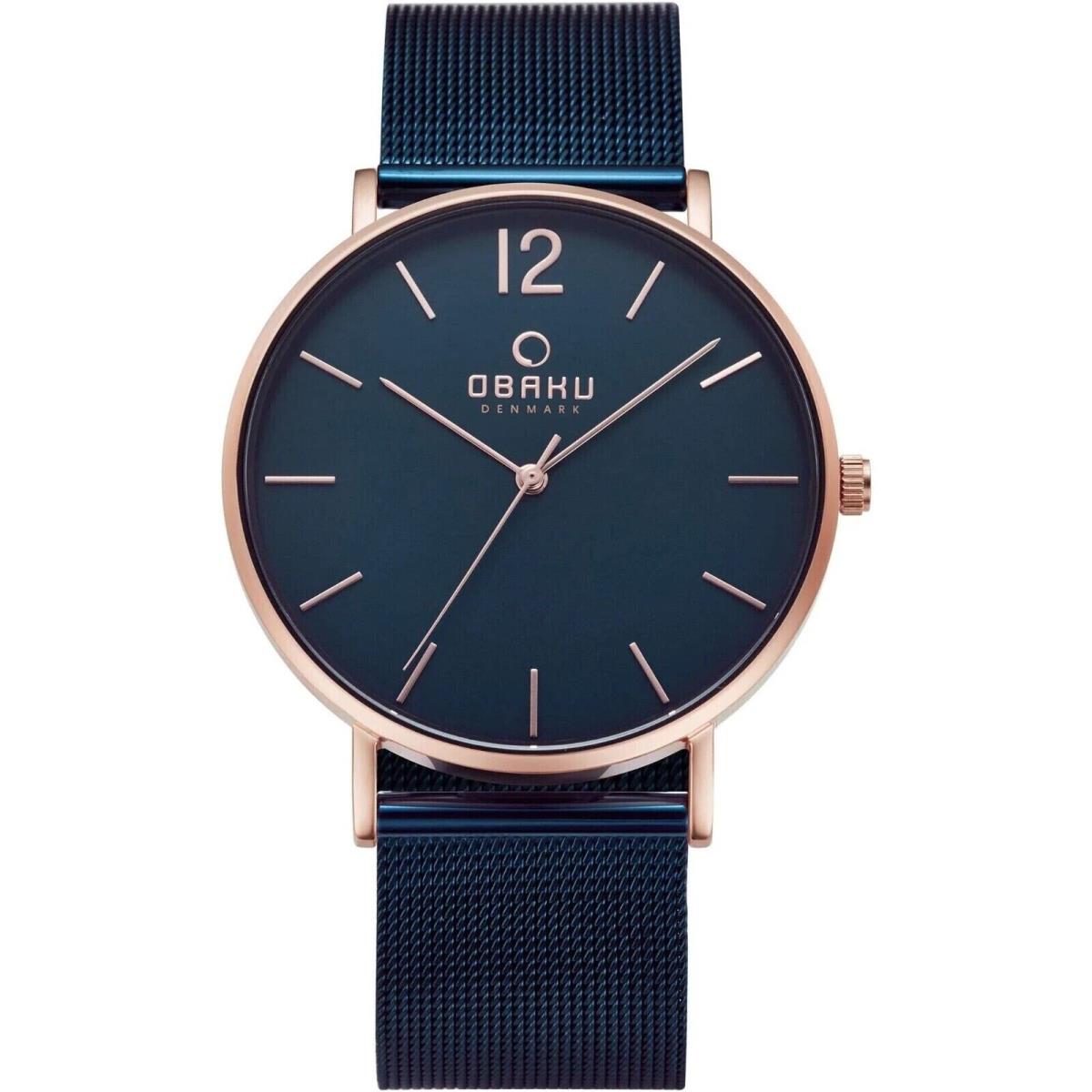 Obaku Men`s Analog Watch - Mark Ocean