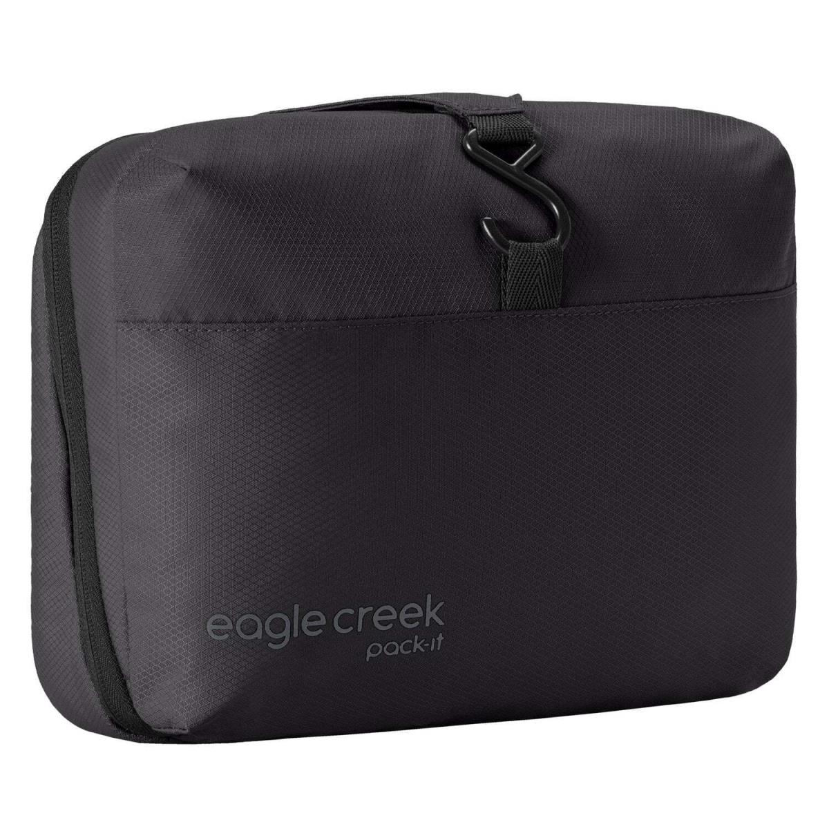 Eagle Creek Pack-it Reveal Hanging Toiletry Kit Travel Shave Kit Black