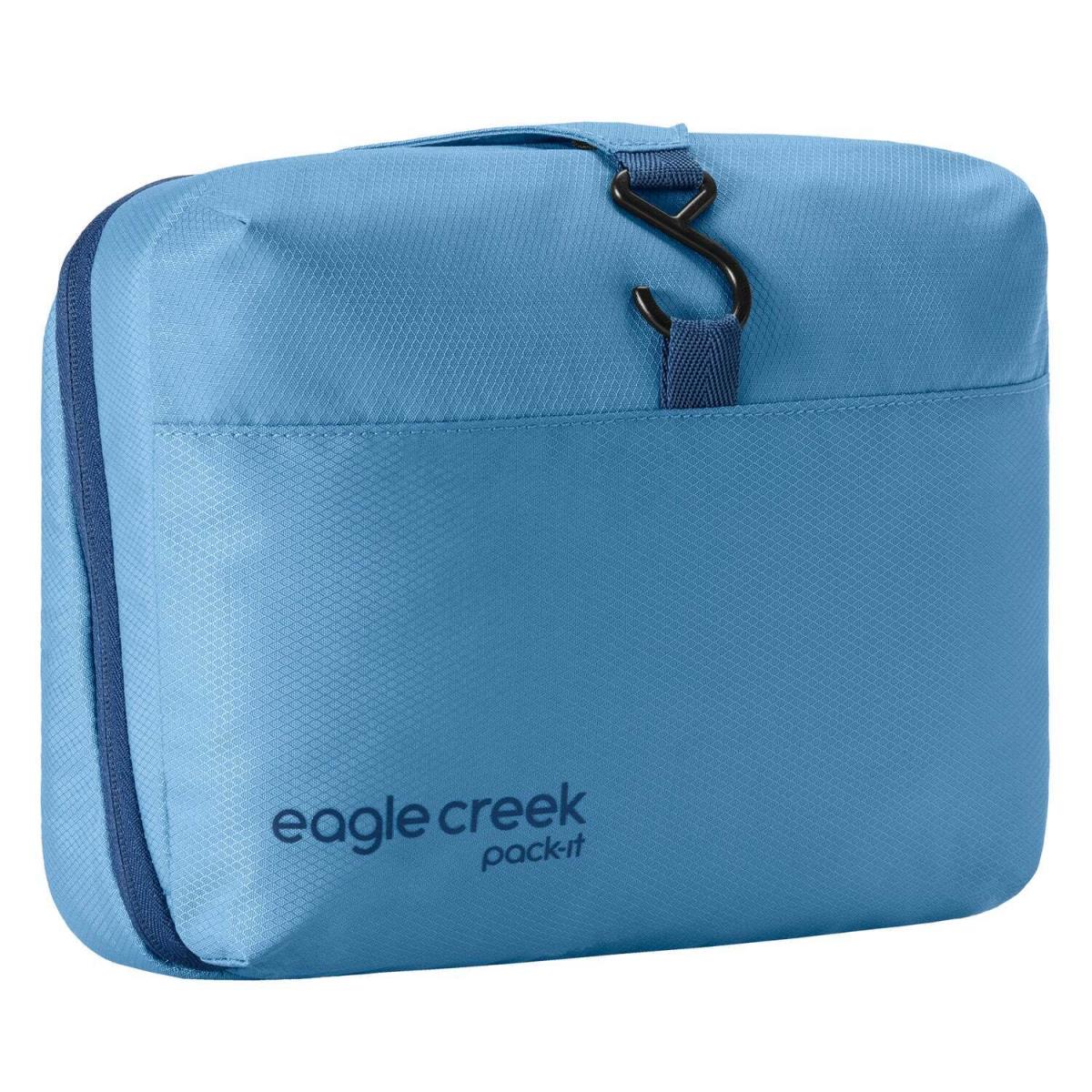 Eagle Creek Pack-it Reveal Hanging Toiletry Kit Travel Shave Kit Blue Dawn