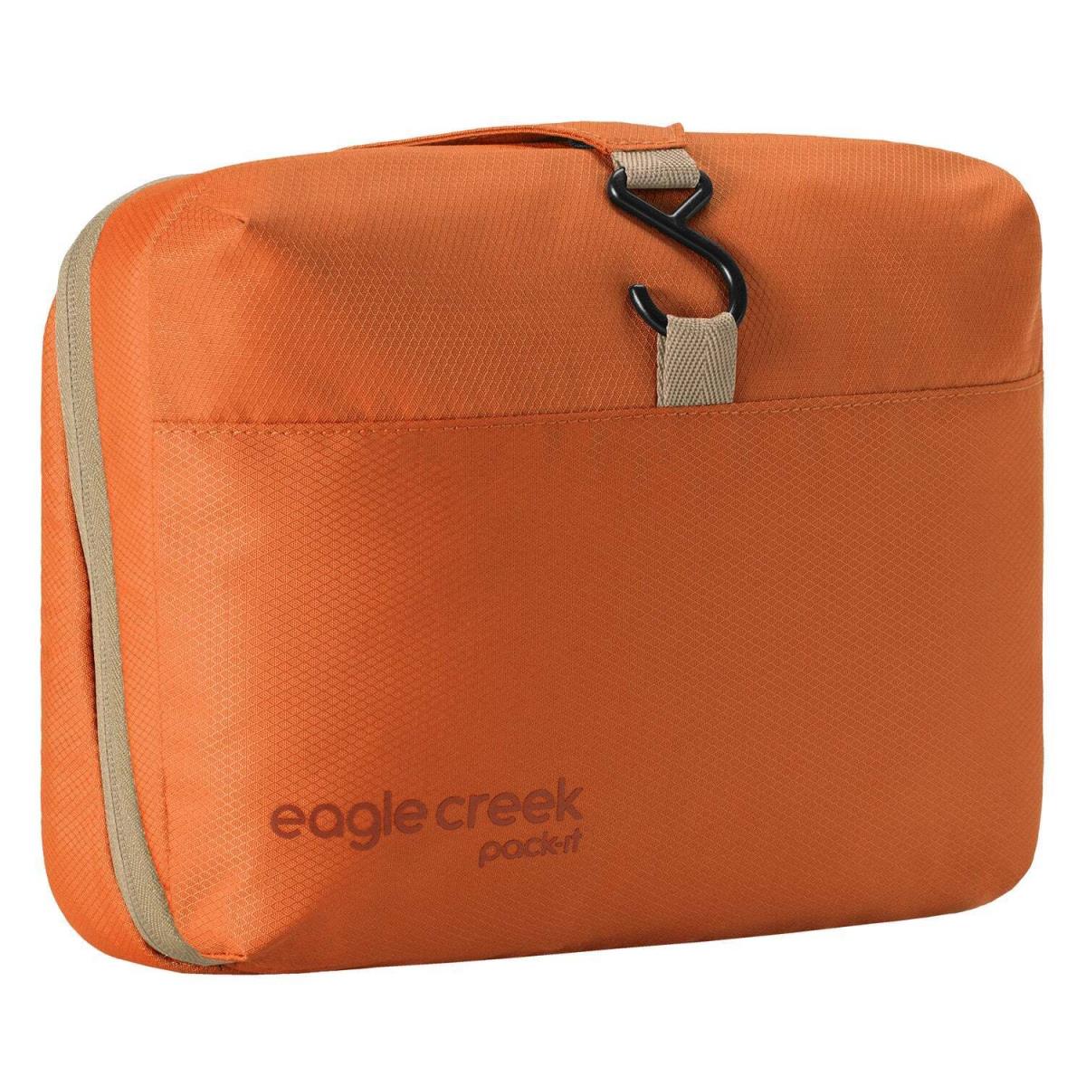 Eagle Creek Pack-it Reveal Hanging Toiletry Kit Travel Shave Kit Mandarin