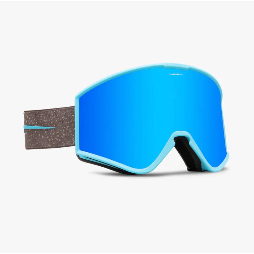 Electric Kleveland Goggles 2 Lens Delphi Speckle Yellow Blue Chrome