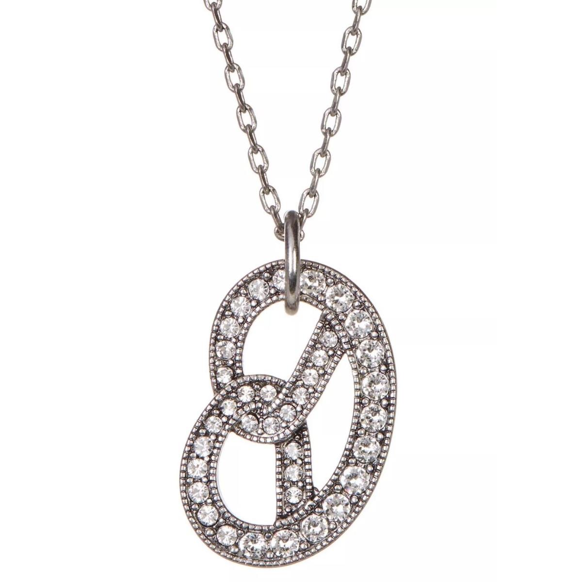 Marc Jacobs Necklace Long Pave Pretzel Auntie Ann s