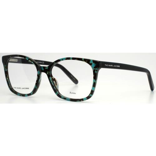 Marc Jacobs 464 Cvt Teal Havana Womens Semi Cat Eye Eyeglasses 53-17-140 B:43 A