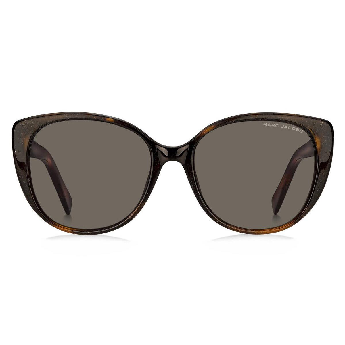 Marc Jacobs 421/S Women Sunglasses Cat Eye 0DXH Havana Bwglgd 54