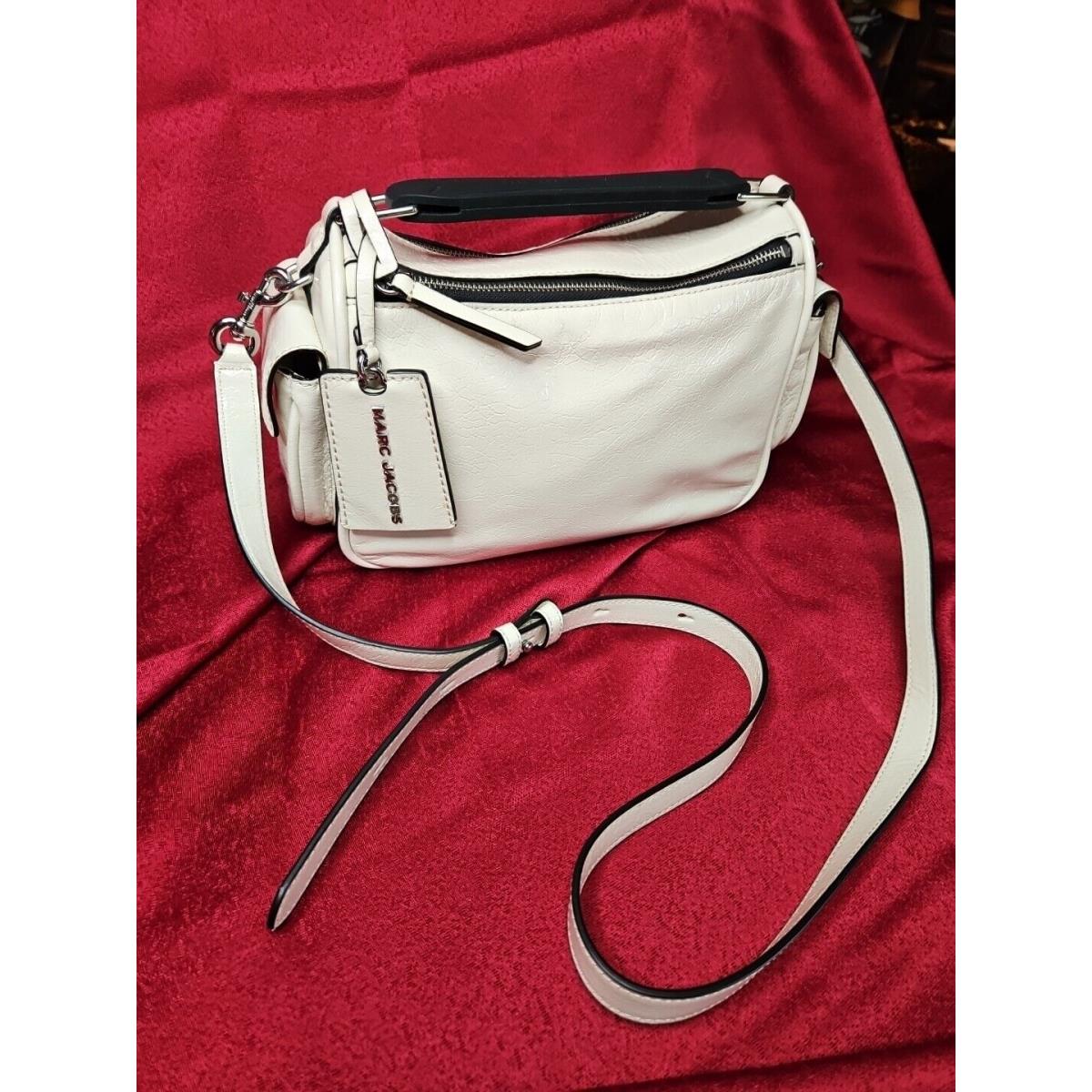 Marc Jacobs The Soft Box 23 Bag Patent Leather Crossbody Purse Unisex